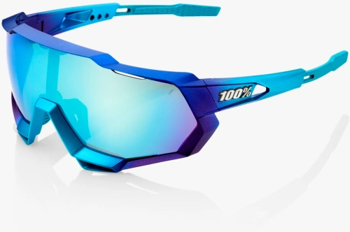 Slnečné okuliare SPEEDTRAP, 100% - USA (modré zrkadlové sklo)