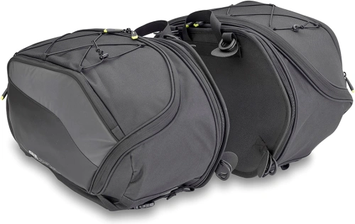 EA127B boční brašny GIVI, černé, rozšiřitelné, objem max. 30 l