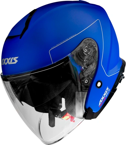 Otvorená prilba AXXIS MIRAGE SV ABS solid a7 matná modrá S