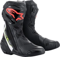 Boty SUPERTECH R, ALPINESTARS (černá/bílá/červená fluo/žlutá fluo)