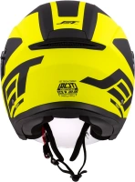 Prilba Jet Tech Corso, CASSIDA (čierna matná / žltá fluo, veľ. XS) (3)