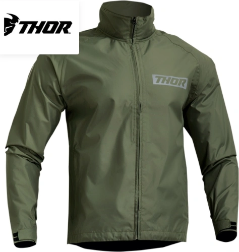 Bunda do dažďa Thor Pack Jacket (zelená army)