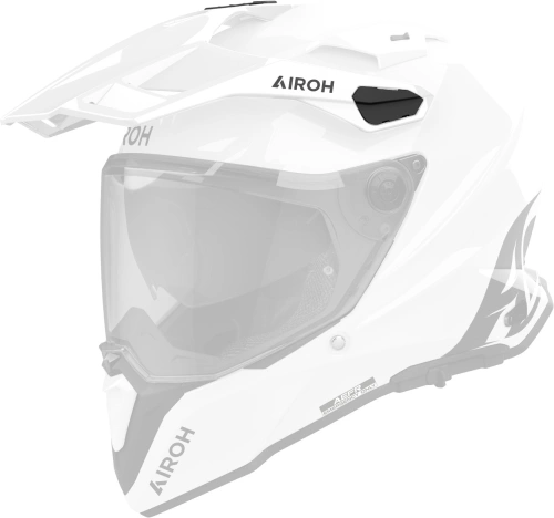 Kšilt pro přilbu COMMANDER 2, AIROH (Color - bílý lesklý)