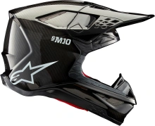 Přilba SUPERTECH S-M10 SOLID FIM verze, ALPINESTARS (lesklý karbon) 2026 (4)