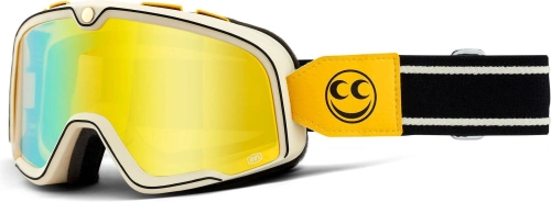 BARSTOW 100% - USA, okuliare See See - zrkadlové žlté plexi