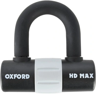 Zámok U profil HD Max, OXFORD (čierny / sivý, priemer čapu 14 mm)