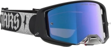 Brýle SUPERTECH ATROX, ALPINESTARS (černá/stříbrná, zrcadlové růžové plexi) 2027 (3)