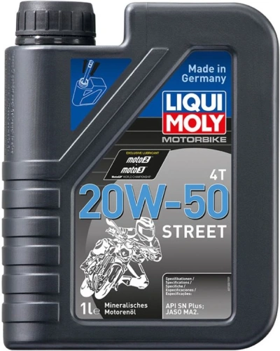 LIQUI MOLY Motorbike 4T 20W-50 Street - minerálny motorový olej 1 l