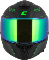 Prilba Integral GT 2.1 Flash, CASSIDA (čierna matná/zelená fluo/tmavo šedá) plexi s prípravou pre Pinlock (3)