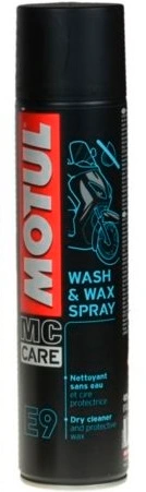 Čistiaci prípravok na motocykel MOTUL E9 Wash & Wax Spray 0,4l