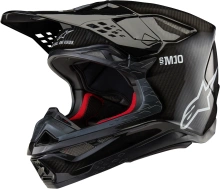 Přilba SUPERTECH S-M10 SOLID FIM verze, ALPINESTARS (lesklý karbon) 2026 Přilba SUPERTECH S-M10 SOLID FIM verze, ALPINESTARS (lesklý karbon) 2026