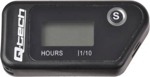 Merač motohodín bezdrôtový s nulovateľným počítadlom, Q-TECH (čierny)