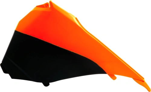 Bočný kryt vzduchového filtra ľavý KTM, perách (oranžovo-čierny) M400-295