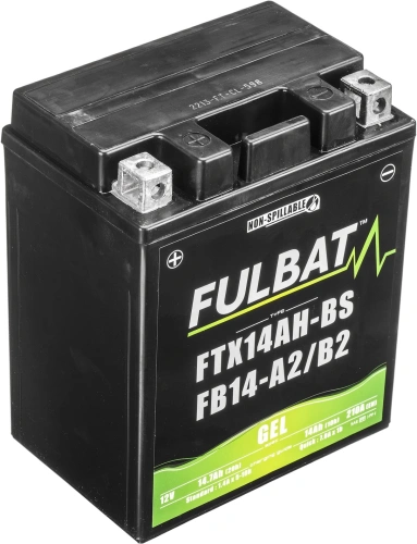 Batéria 12V, FB14-A2 GEL (12N14-4A) 14Ah, 175A, bezúdržbová GEL technológia 135x90x167 FULBAT (aktivovaná vo výrobe) M310-200