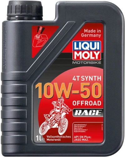 LIQUI MOLY Motorbike 4T Synth 10W-50 Offroad Race - plne syntetický motorový olej 1 l