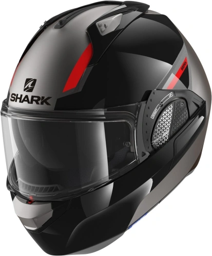 Výklopná prilba na motorku SHARK EVO GT Blank - čierna BLK, XS (53-54cm)