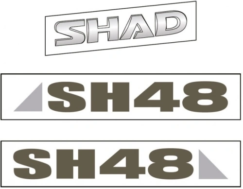 Samolepky SHAD D1B481ETR pre SH48
