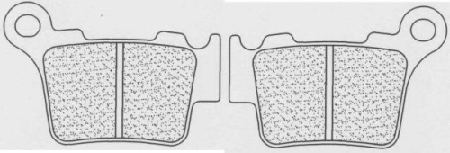 Brzdové doštičky 1108 X59 (X55)