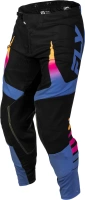 Kalhoty EVOLUTION BOLT, FLY RACING - USA 2027 (černá/modrá/multi) (3)