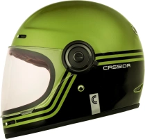 Prilba Fibre Super Hooligan, CASSIDA (čierna/metalická zelená/sivá) (1)