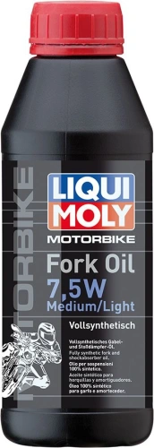 LIQUI MOLY Motorbike Fork Oil 7,5W medium / light - olej do tlmičov pre motocykle - stredný / ľahký 500 ml