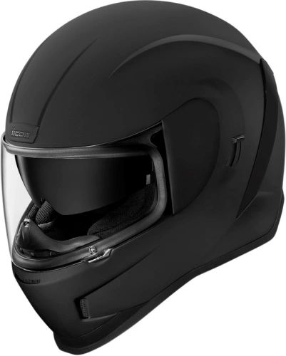 Helma na motorku Icon Airform matt čierna - 0114412