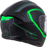 Prilba Integral GT 2.0 Reptyl, CASSIDA (čierna / zelená / biela) balenie vr. Pinlock fólie (2)