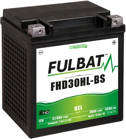 Gélová batéria FULBAT FHD30HL-BS GEL (Harley.D) (YHD30HL-BS GEL) 550882