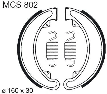 Brzdové čeľuste MCS 802