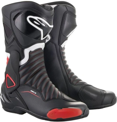 Topánky S-MX 6, ALPINESTARS - Taliansko (čierne / červené)