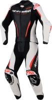 Dvoudílná kombinéza STELLA GP-R7, ALPINESTARS, dámské (černá/bílá/červená fluo) 2026 Dvoudílná kombinéza STELLA GP-R7, ALPINESTARS, dámské (černá/bílá/červená fluo) 2026