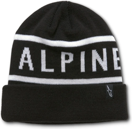 Čepice WORDY CUFF BEANIE, ALPINESTARS (černá/bílá)