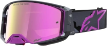 Brýle SUPERTECH limitované edice LONE, ALPINESTARS (fialová camo, zrcadlové růžové plexi) 2026