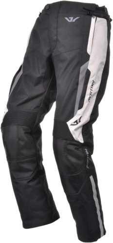 Nohavice na motorku Ayrton Hunter s membránou REISSA ®, skrátené - čierne / sivá - XXL (56)