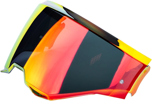 Plexi SCORPION EXO-TECH/CARBON zrcadlové červené KDF18-1 - vel. UNI