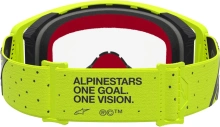 Brýle SUPERTECH VESTA, ALPINESTARS (žlutá fluo/černá, čiré plexi) 2027 (1)