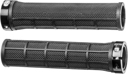 Gripy LOCK-ON so skrutkovacími objímkami a menšie hr. úchopu, OXFORD (čierne, dĺžka 130 mm, 1 pár)