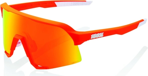 Slnečné okuliare S3 Soft Tact Neon Orange, 100% - USA (HIPER červené sklá)