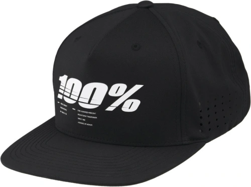 Kšiltovka 100% - DRIVE Snapback černá (vel. UNI)