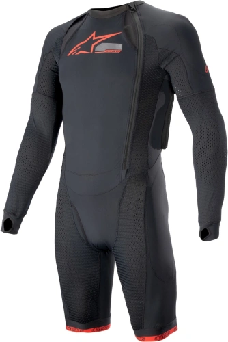 Vnější vrstva airbagové vesty TECH-AIR®10, ALPINESTARS (černá/červená/šedá, standardní provedení s krátkými nohavicemi)