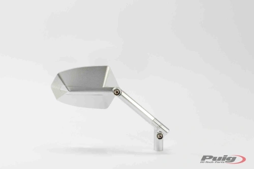 Spätné zrkadlo PUIG GT 002DD anodized aluminium pravý