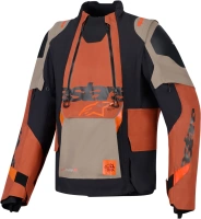 Bunda HALO PRO DRYSTAR XF, ALPINESTARS (světle hnědá/tmavě oranžová/černá) 2026