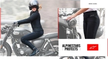 PREDĹŽENÉ legíny BANSHEE 2022, ALPINESTARS, dámske (čierne) (2)