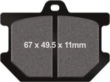 Brzdové destičky EBC FA034