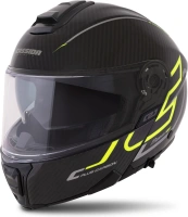 Přilba Modulo 2.1 Plus Carbon, CASSIDA (carbon/žlutá fluo/reflexní stříbrná/černá, plexi s přípravou pro Pinlock)