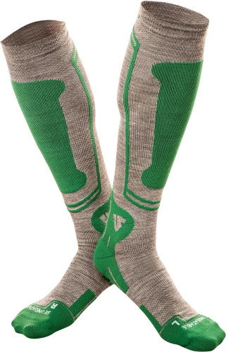 Ponožky ALPINA 2022, UNDERSHIELD (sivá/zelená)