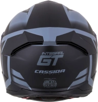 Prilba Integral GT 2.0 Ikon, CASSIDA (čierna matná / sivá, veľ. 2XL) (3)