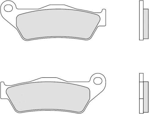 Brzdové destičky BREMBO 07BB04SP