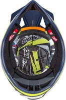 Prilba Cross Pro II Contra, CASSIDA (žltá fluo/oranžová/modrá, veľ. 2XL) (7)