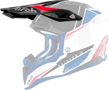 Kšilt pro přilbu AVIATOR 3, AIROH (Saber - červený matný)